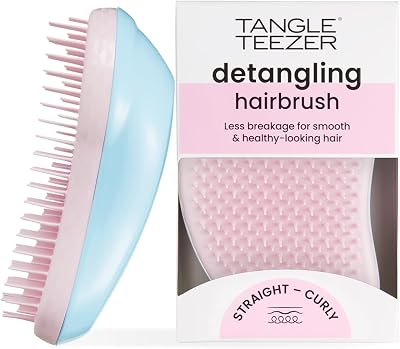 Tangle Teezer Original Detangling Hairbrush Pink Sky - Wet & Dry Hair