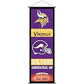 Minnesota Vikings Banner and Scroll Sign
