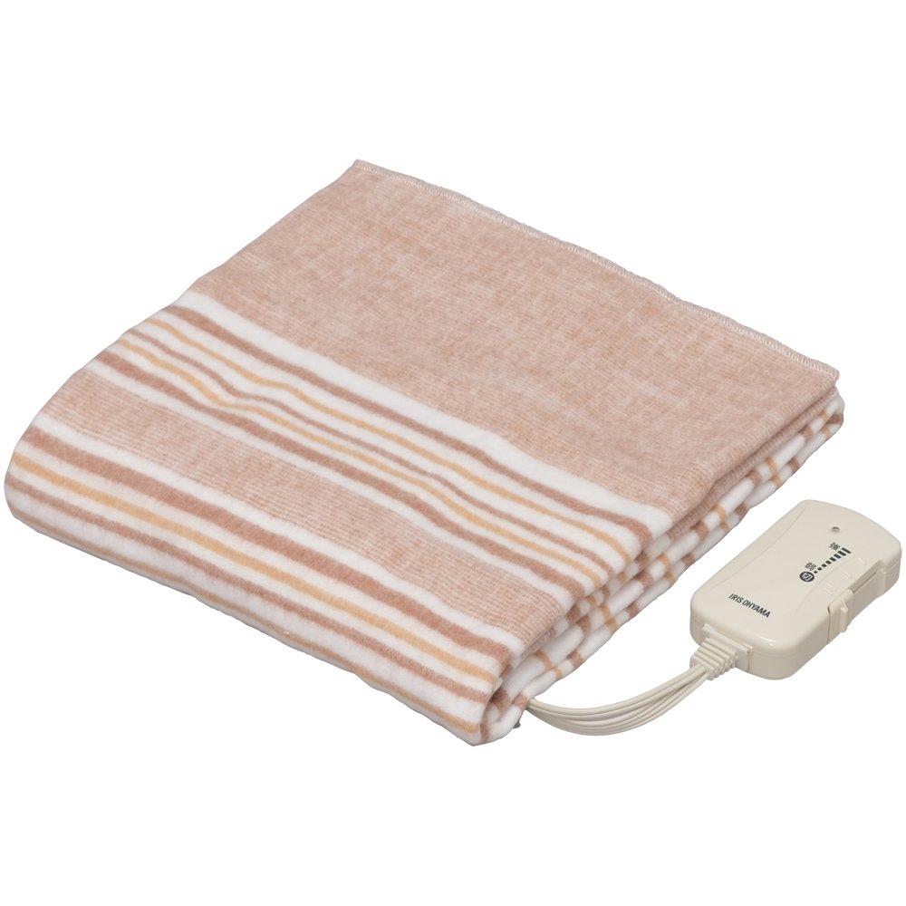 アイリスオーヤマ 電気毛布 敷き 洗える 140×80cm ダニ退治 シングル キャンプ 節電 省エネ スライド温度調整 敷き毛布 防寒対策 暖房器具 ギフト ふわふわ ブランケット 丸洗い EHB-1408-T ブラウン [並行輸入品]商品画像