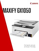 Canon MAXIFY GX1050 All-in-One MegaTank Printer Colour Windows WiFi Ethernet USB view 2
