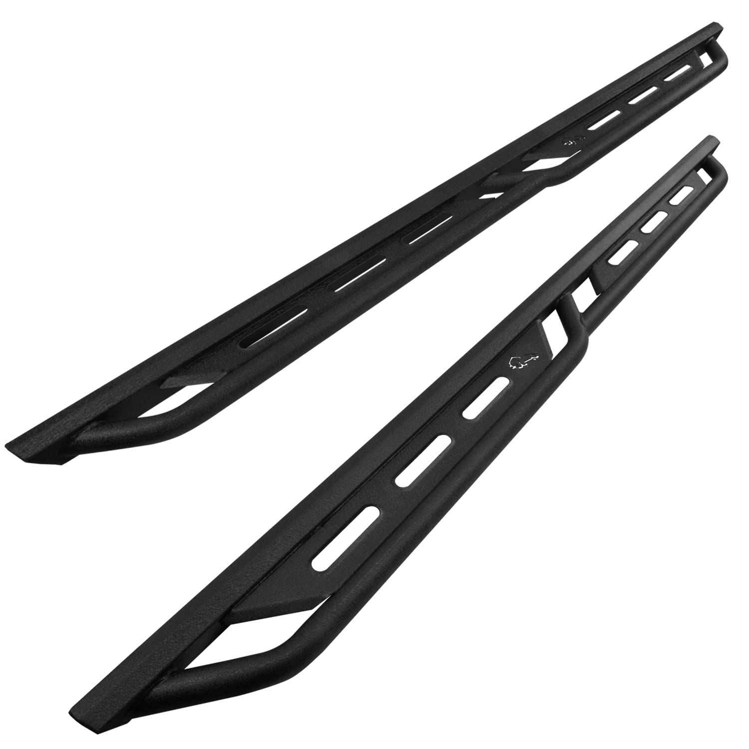 Photo 1 of ***FACTORY SEALED*** IRONBISON Running Boards Fits 2019-2025 Chevy Silverado/GMC Sierra 1500 Crew Cab | 2020-2025 Silverado/Sierra 2500/3500 Crew Cab, Heavy Duty Truck Off-Road Side Steps Nerf Bars Heavy Texture Black
