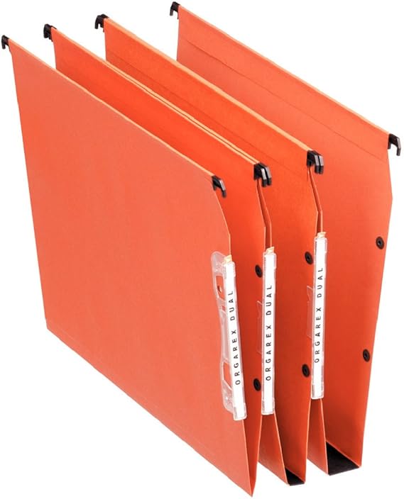 Esselte Dual Lateral Suspension Files, A4, 30mm Capacity, Pack of 25