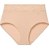 Tommy John Women's Second Skin High Rise Briefs – Soft, Stretchy, Breathable, Full Coverage High-Waisted Underwear