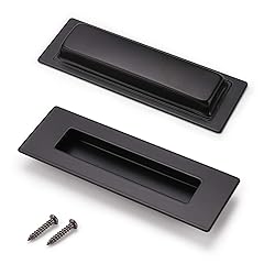 Probrico (2 Pack) Black Rectangular Recessed Flush