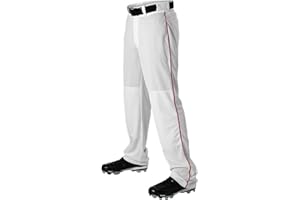 Alleson Athletic Boys Baseball Pants with Braid – Durable, Comfortable Fit, Moisture-Wicking Fabric, and Classic Design
