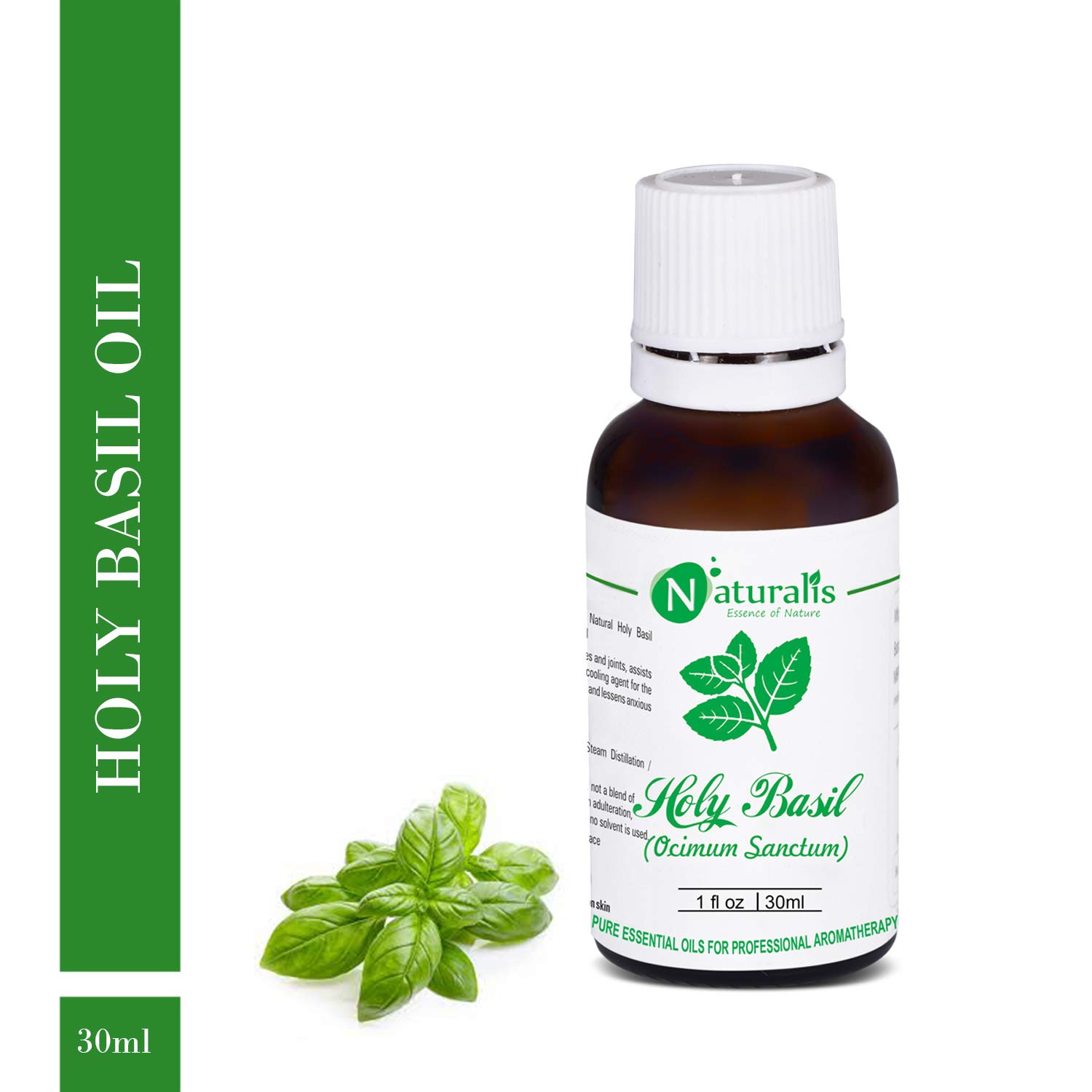 Holy Basil Essential Oil by Naturalis 100 Pure Natural Essential Oil