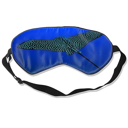 Amazon.com: Spotted Manta Blue Background Sleep Eyes Masks ...