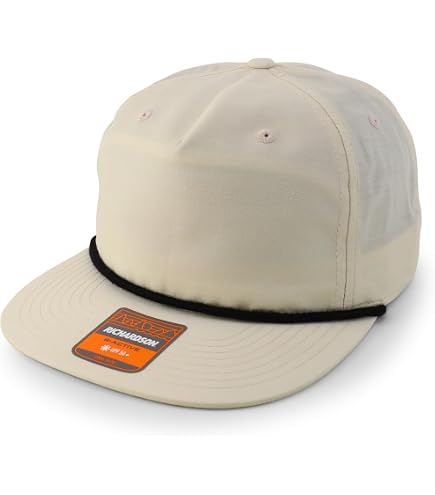 Trendy Apparel Shop Unstructured 6 Panel Rope Trim Cotton Ripstop