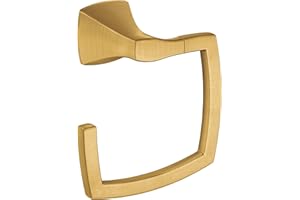 Moen Voss Brushed Gold Bathroom -Towel Ring, YB5186BG