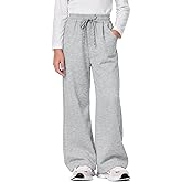 Hvididan Girls Straight Leg Sweatpants Baggy Sweatpants Teen Girls 5-14Y