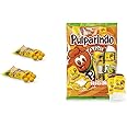 Pulparindo Push Hot and Salted Tamarind Pulp Candy - 12 ct And 2 Pulparindots pockets