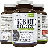Best Probiotics Supplement Support Increase Beneficial Bacteria for Healthy Digestive Support & Immune System Booster That Controls Appetite & Promotes Weight loss for Women & Men by Huntington Labs