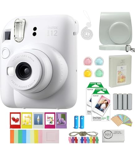 Amazon.com : FUJIFILM INSTAX Mini 12 Instant Film Camera Bundled