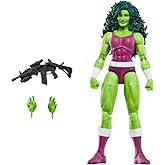 Marvel Legends Series She-Hulk, Iron Man Comics Collectible 6-Inch Action Figure, Retro-Inspired Blister Card