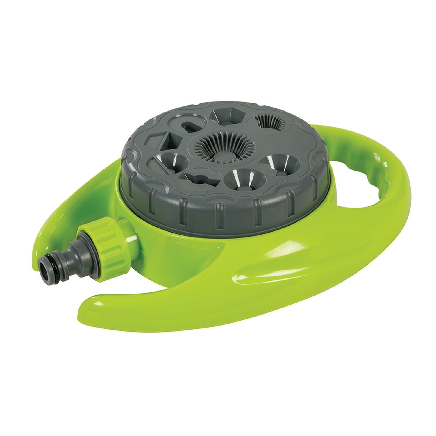 Silverline 718693 9-Pattern Dial Sprinkler 110 mm Dia , Green
