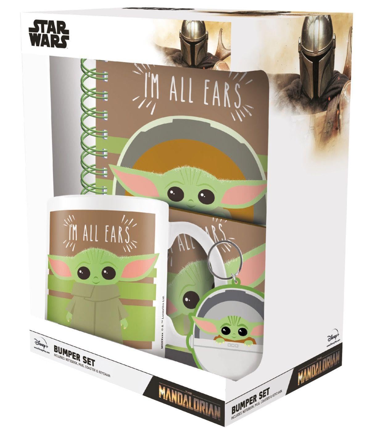 STAR WARS: The Mandalorian 'I'm All Ears' Comprehensive Bumper Gift Set - Includes Collectibles & Accessories - Ultimate Pack for Dedicated Fans - Official Star Wars Merchandise