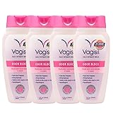 Vagisil Odor Block Wash, 12 Ounce - Pack of 4