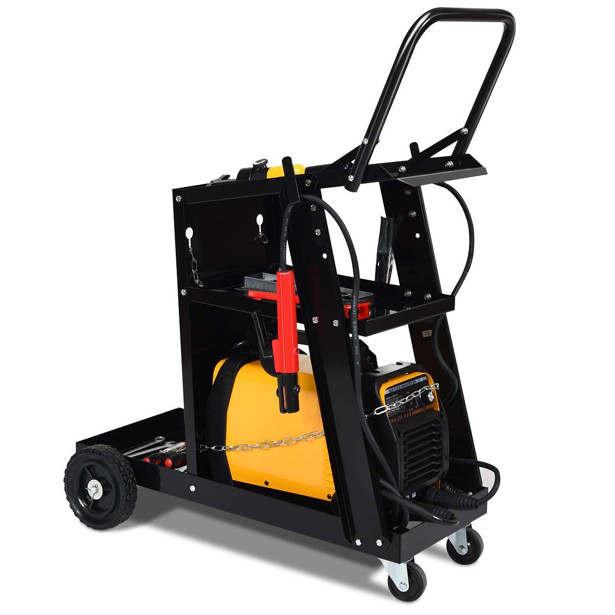 Buy Welder Welding Cart Plasma Cutter MIG TIG ARC Universal Storage for