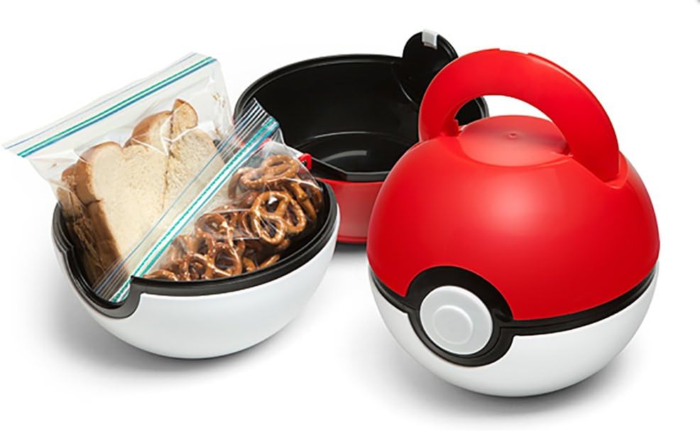 ThinkGeek Pokemon poké ball caja de almuerzo: Amazon.es: Hogar