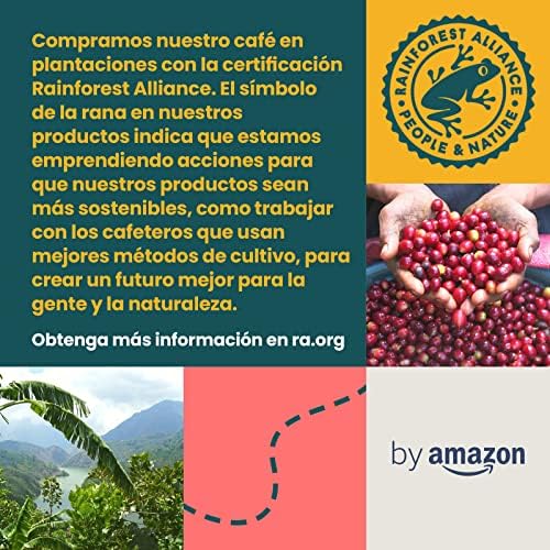 Café molido Natural Espresso Crema, 250 g (Paquete de 4), tueste claro - Certificado por Rainforest Alliance