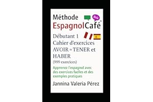 Cahier d’exercices AVOIR = TENER et HABER – Débutant 1 (999 exercices): Apprenez l’espagnol avec des exercices faciles et des