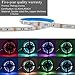 HitLights Multicolor RGB LED Light Strip. UL-Listed LED Light Strip, Premium High Density 5050-16.4 Feet, 300 LEDs, 12V DC Tape Light