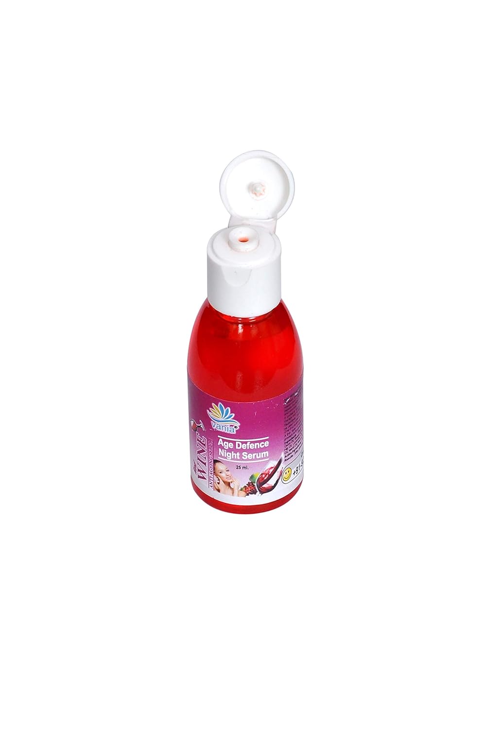 red wine face serum