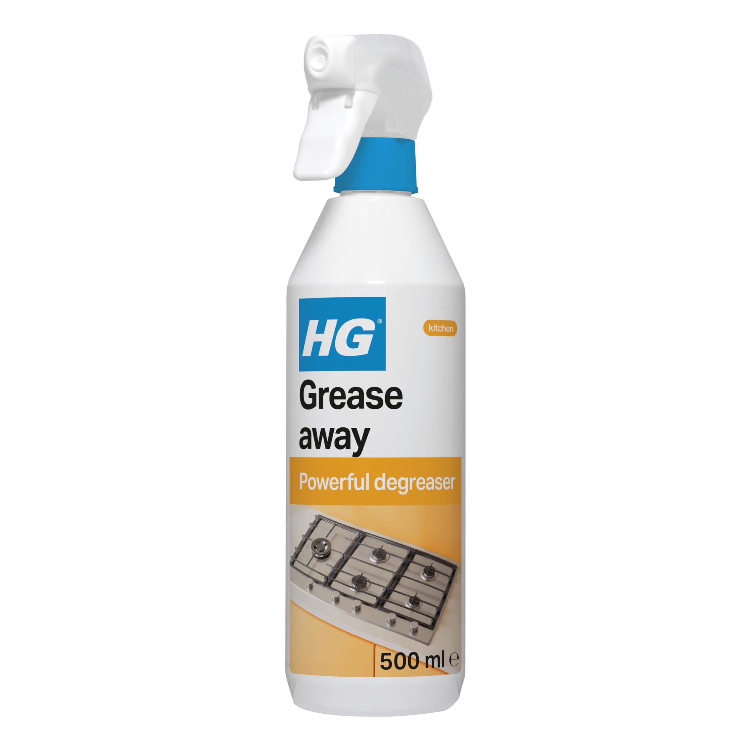 HG Grease Away – Kitchen Degreaser Spray for Fat, Oil, Hob, Cooker & Extractor Cleaning – 500ml — image 1