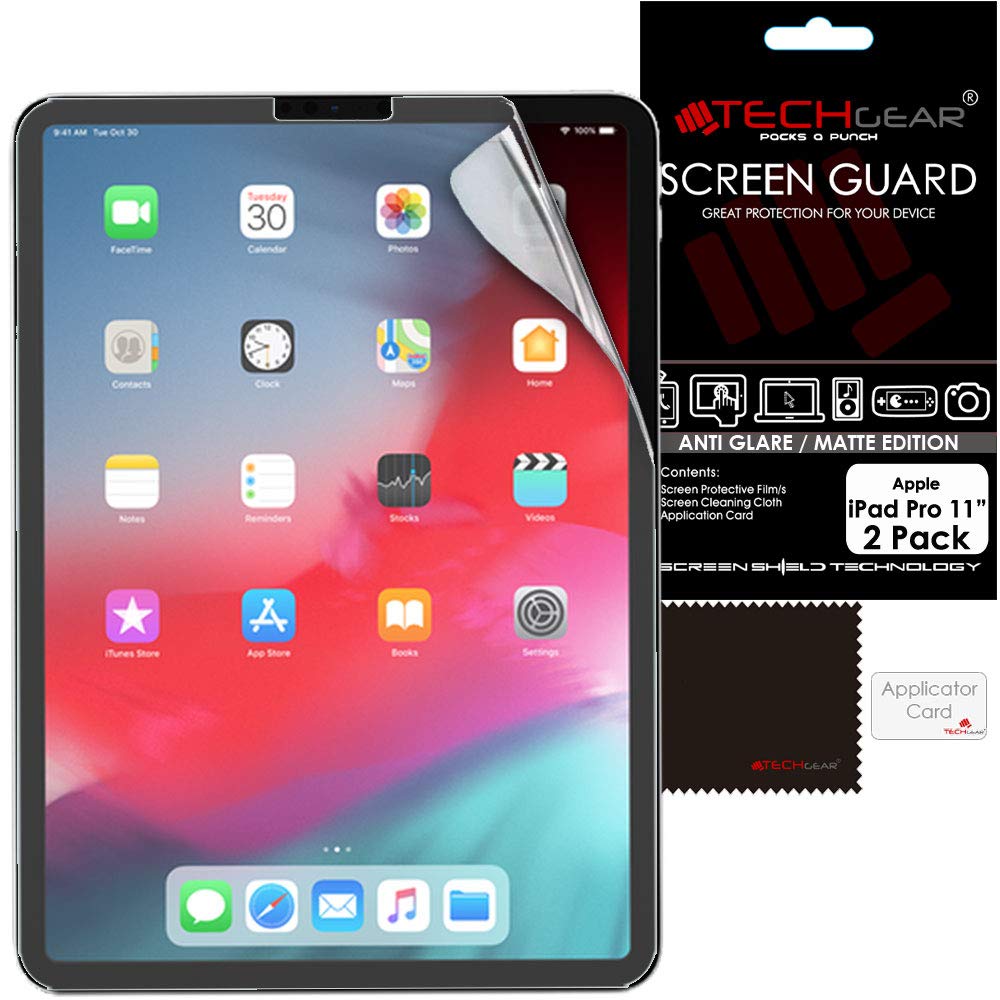 TECHGEAR [2 Pack] Anti Glare Screen Protectors for iPad Pro 11 & Air 10.9", "Matte Screen Protector Guard Compatible with Apple Pencil & iPad Pro 11 2022 / 4th Gen, 2021 / 3rd Gen, 2020 2nd & 2018