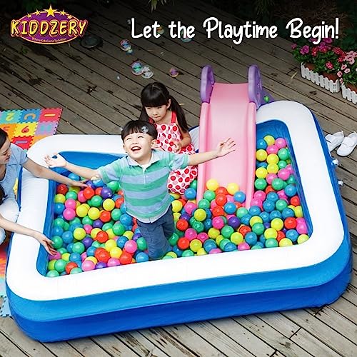 Ball Pit Balls for Baby, Plastic Play Balls Crush Proof BPA Free Phthalate Free – Bright Vibrant Colors for Baby Kid and Toddlers, for Ball Pit, Play Tent, Kiddie Pool, Bounce House and Playpen