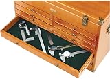 Clarke Wooden Machinist Tool Chest CMW-9 - Traditional Storage & Display view 5