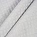 HollyHOME Luxury Checkered Super Soft Solid Single Pinsonic Quilted Bed Quilt Bedspread Bed Cover, Grey, Twin