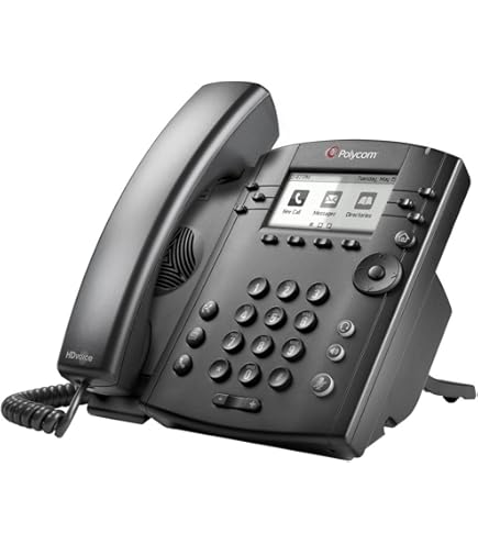 未使用　Polycom VVX410　ポリコム ビジネスフォン 電話 Amazon.com : Polycom VVX 410 12-Line Desktop Phone (Power