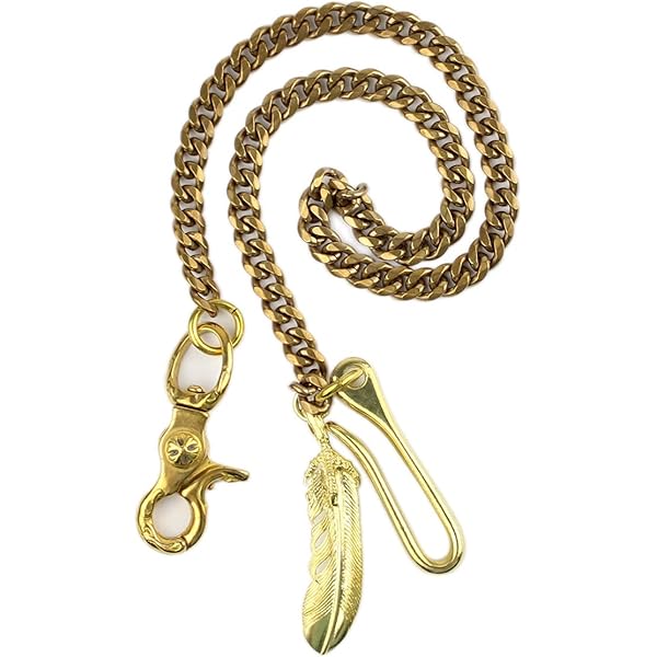 小物 Junky Jaguar wallet chain brass 小物 Junky Jaguar wallet chain brass Amazon.com: Solid Brass Gold