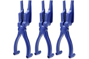 QWORK Plastic Secure Nail Tamper Finger Joint Pliers, 3 Packs Safety Nails Anti-smashing finger Joint Pliers for Safer Hammer