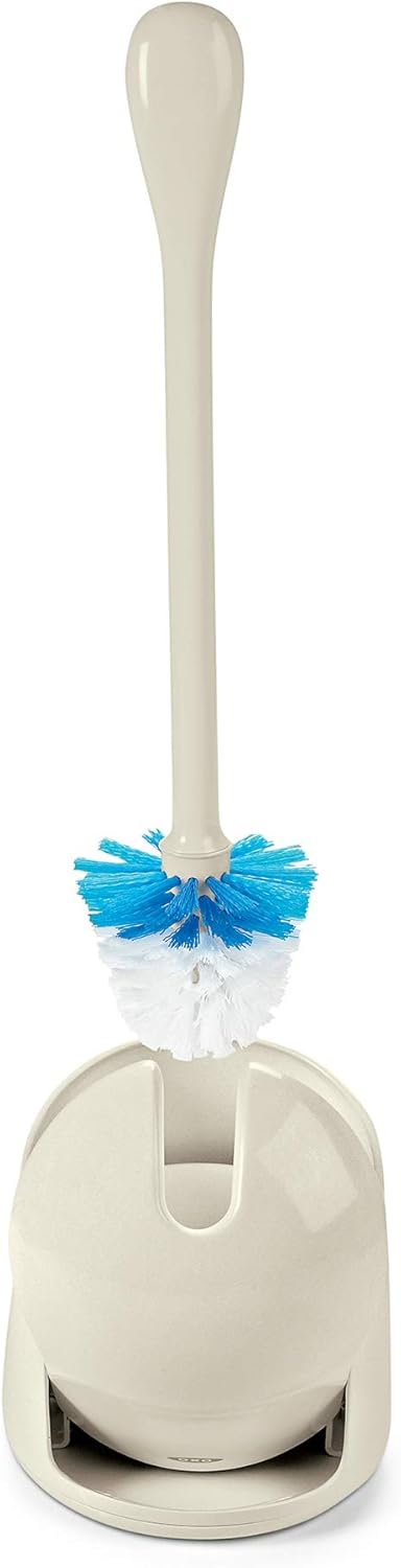 OXO Good Grips 1349480 Hideaway Compact Toilet Brush - Black: Home & Kitchen