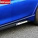 DELEIKA BMW special Car Decal carbon fiber pattern 2 x 2.15M Sport M Performance Carbon Fiber Side Skirt Decal Stripe Sticker for BMW 1 3 4 5 6 7Series F30 F31 F32 F33 F36 E60 E61 Z4 X 6 X5 X 3 X1