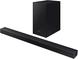 SAMSUNG HW-T450 200W 2.1-Channel Soundbar System with Subwoofer, Bluetooth - (Renewed)