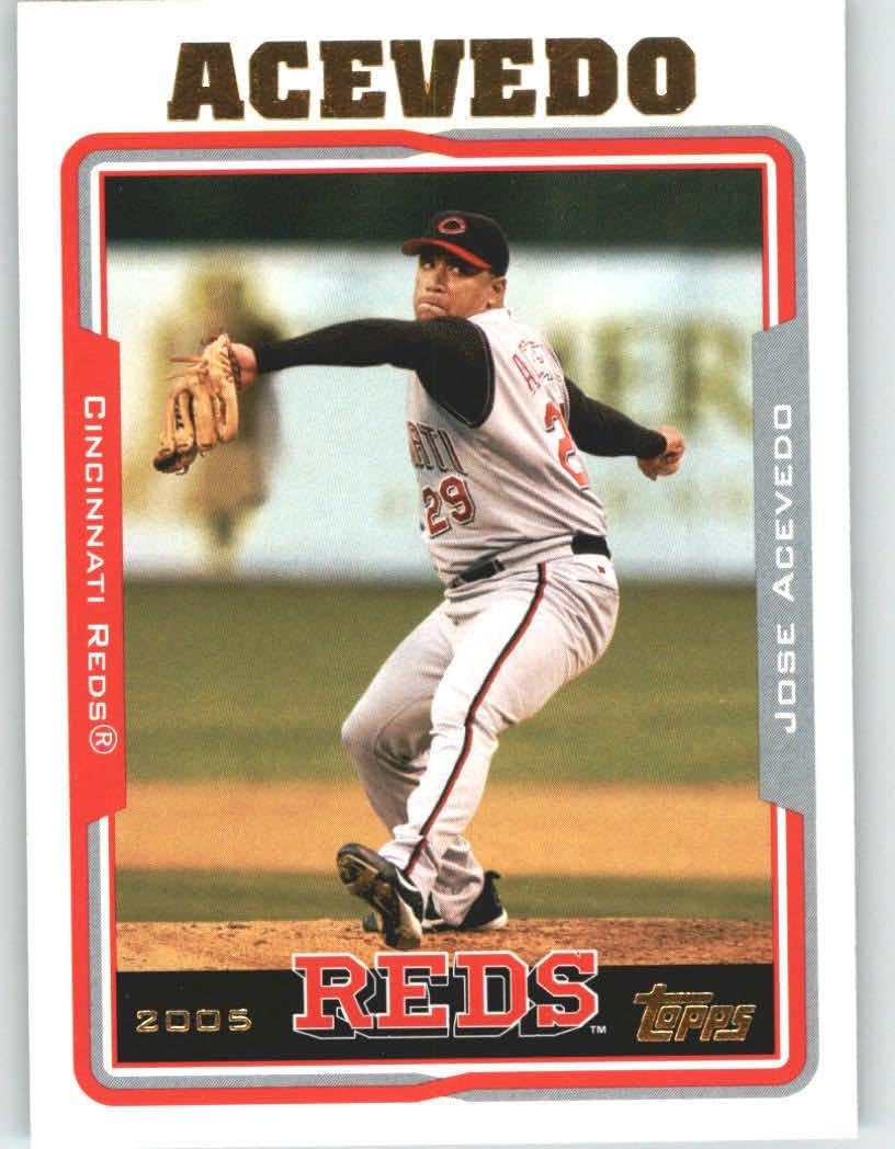 Amazon 2005 Topps Baseball Card 217 Jose Acevedo Cincinnati Reds 