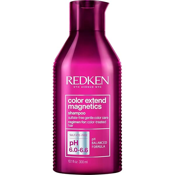 REDKEN COLOR EXTEND MAGNETICS SHAMPOO | FOR COLOR-TREATED HAIR | GENTLY CLEANSES & PROTECTS COLOR | WITH AMINO ACID | SULFATE-FREE | 10.1 FL OZ (PACK OF 1)