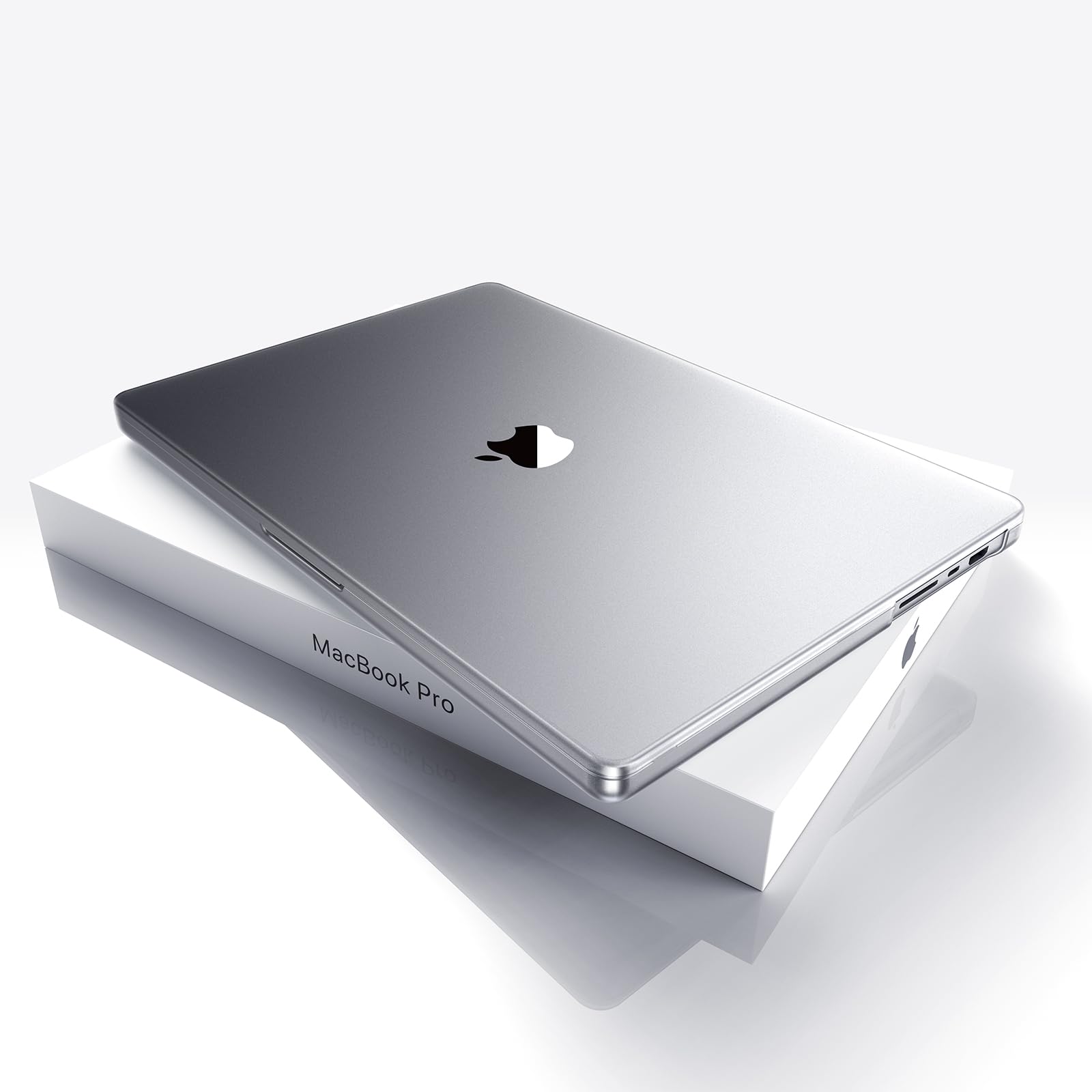 Photo 1 of Soonjet Anti-Cracking for MacBook Pro 14 inch Case 2025 2024-2021 M4 M3 M2 M1 Pro/Max [100% Match Official Color] [Seamless Fit] Clear Cover Hard Shell Laptop Case, Frosted Space Gray