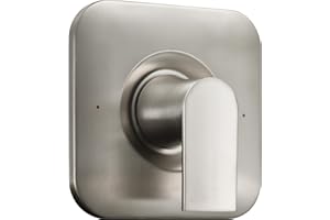 AHENBAL Replacement for Moen T2471BN Genta LX Posi-Temp Valve Shower Trim Kit, Shower Lever Handle, Brushed Nickel