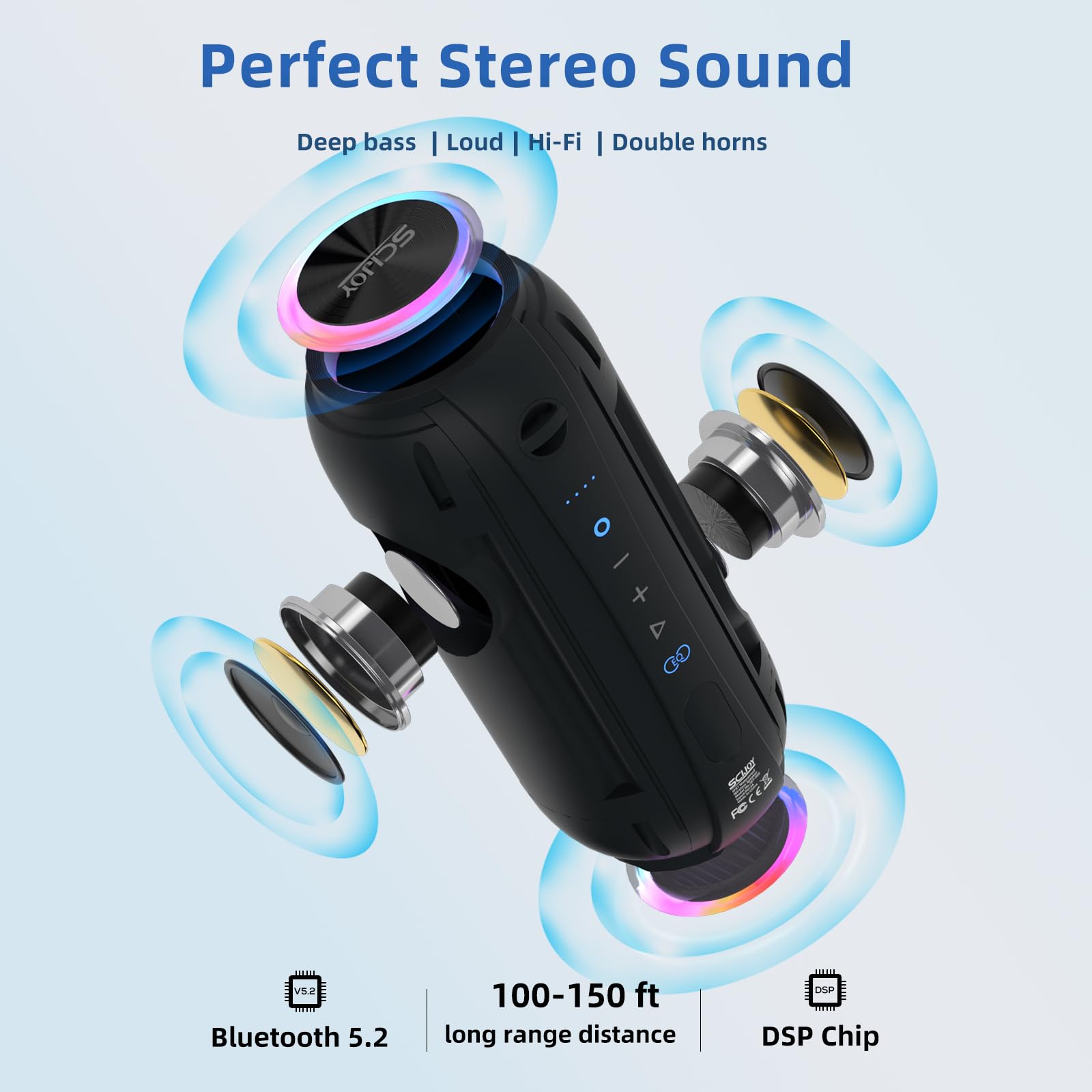 Mua Bluetooth Speakers, 40W Wireless Portable Speaker IPX7 Waterproof ...