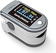 Santamedical Generation 2 SM-165 Fingertip Pulse Oximeter Oximetry Blood Oxygen Saturation Monitor with carrying case, batteries and lanyard