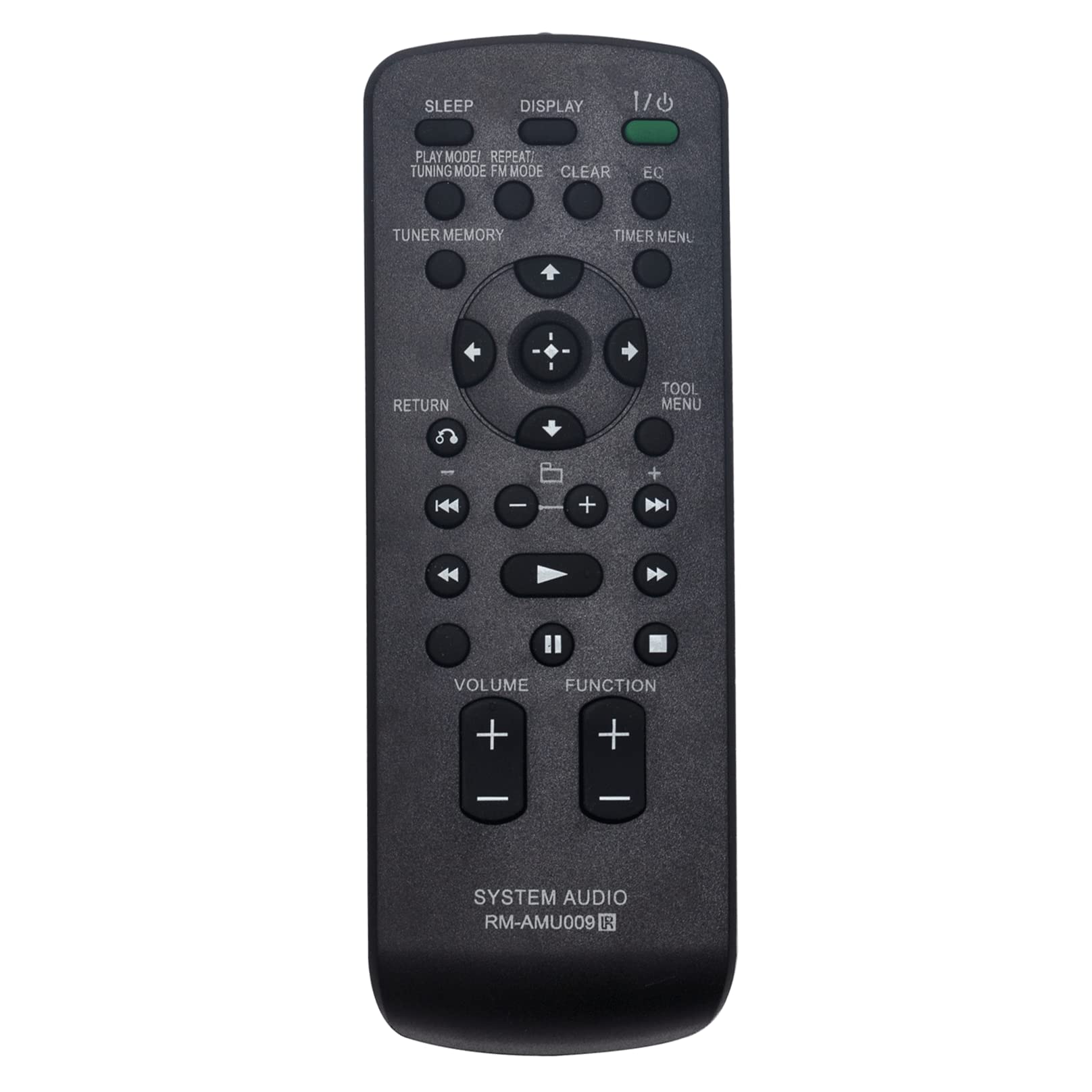 VINABTY RM-AMU009 Remote control replaced fit for Sony Mini Hi-Fi Component System SS-CMX500 HCD-EC709iP SS-WG909iP HCD-EC909iP SS-EC79 CMT-BX20I CMT-HX35R CMT-HX70BTR CMT-MX500I HCD-FX300I