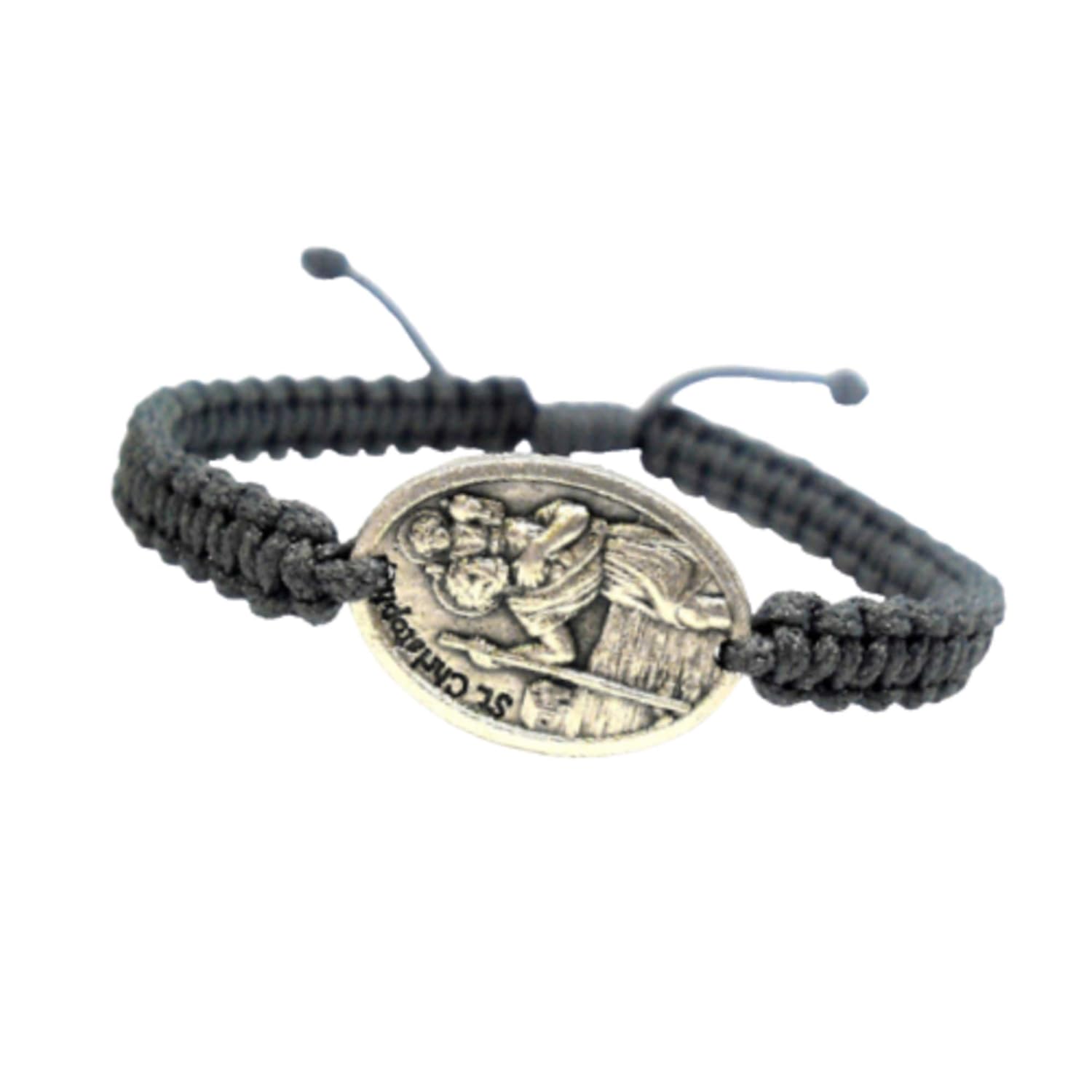 St Christopher Bracelet, Catholic Saint Medal Protection