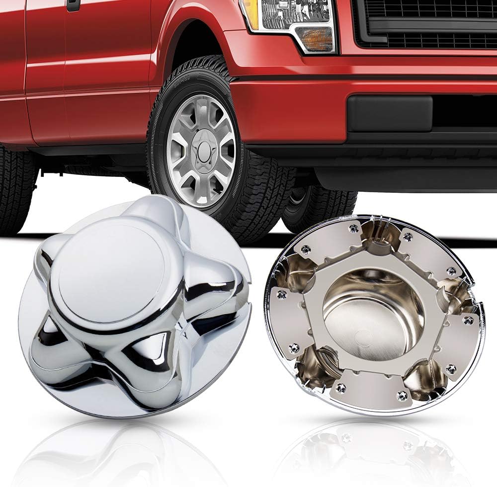 B4B BANG 4 BUCK 7" Center Cap with 5-Lug Steel Wheel Chrome for Ford 1997-2003 F150 F-150 97-02 Expedition: Automotive