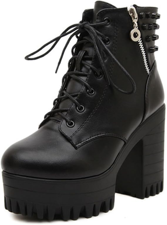 botas de plataforma de mujer