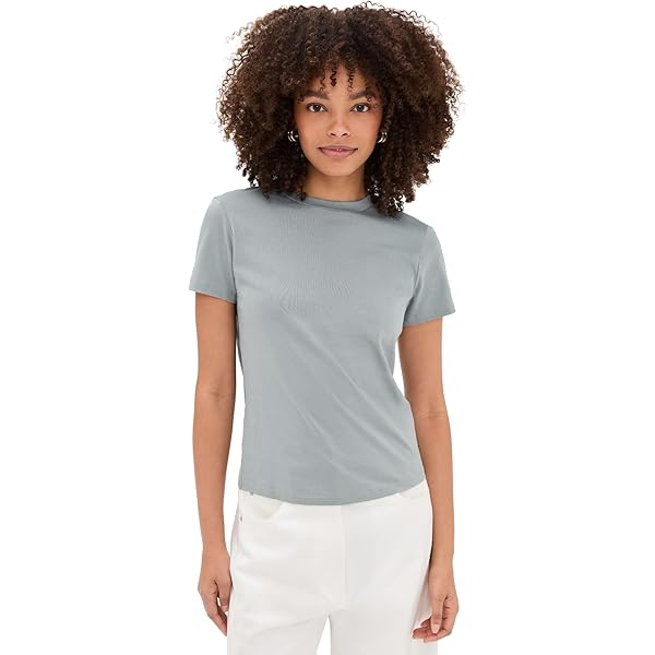 Amazon.com: Theory Women's Nebulous Tiny Tee, Soft Pink, M