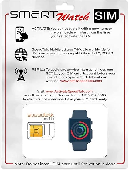 smartwatch with cellular service